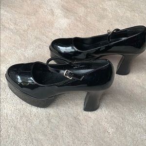 Patent Leather Spirit Halloween platform shoes
